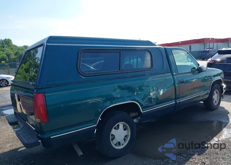 1998 Chevrolet C1500 Fleetside из США, поврежденный, VIN 1GCEC14W7WZ242760